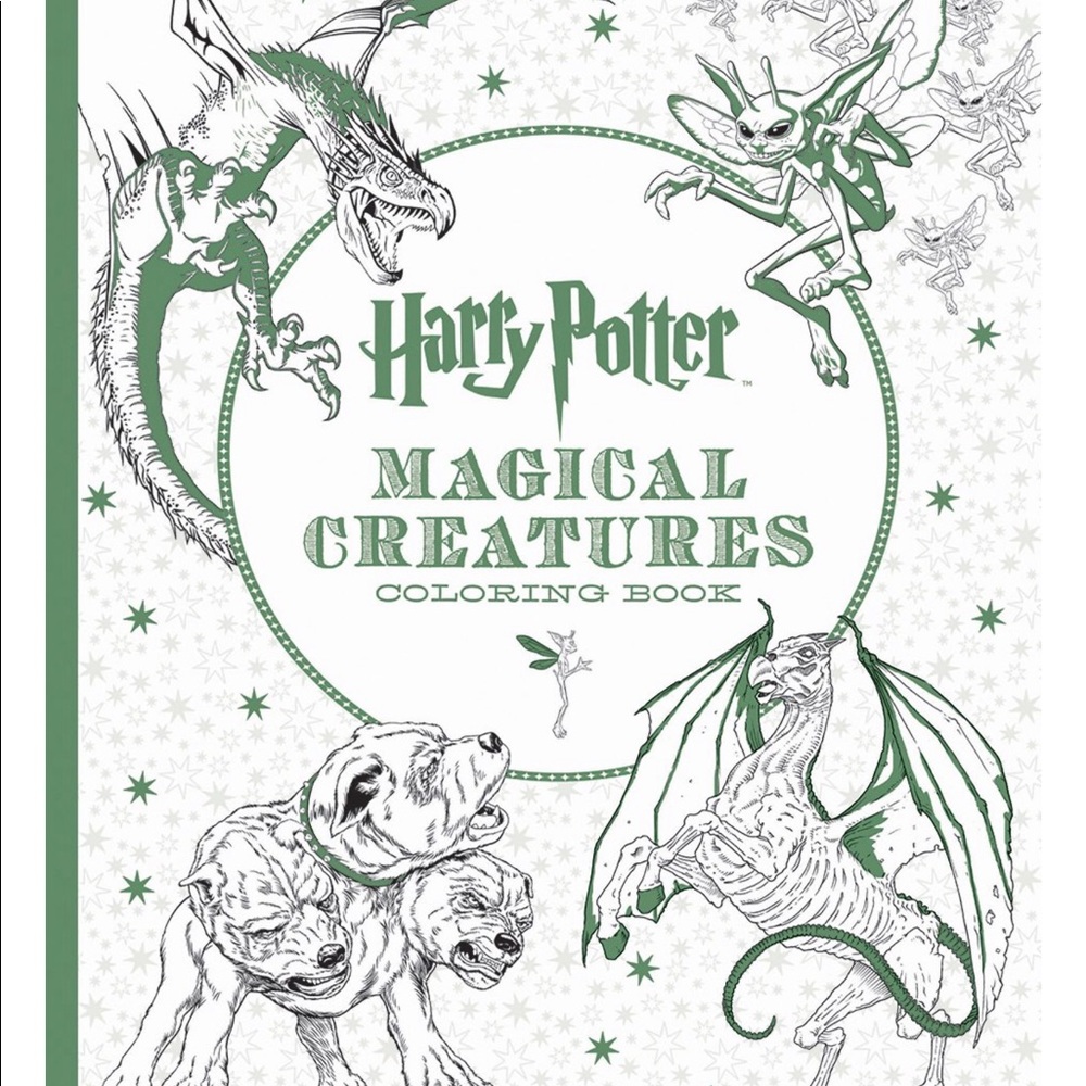 Harry Potter Magical Creatures Coloring Book